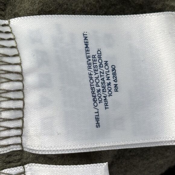 Lands' End Pullover Mens 2XL Green White Fleece Quarter Snap Neck Colorblock - Picture 10 of 12